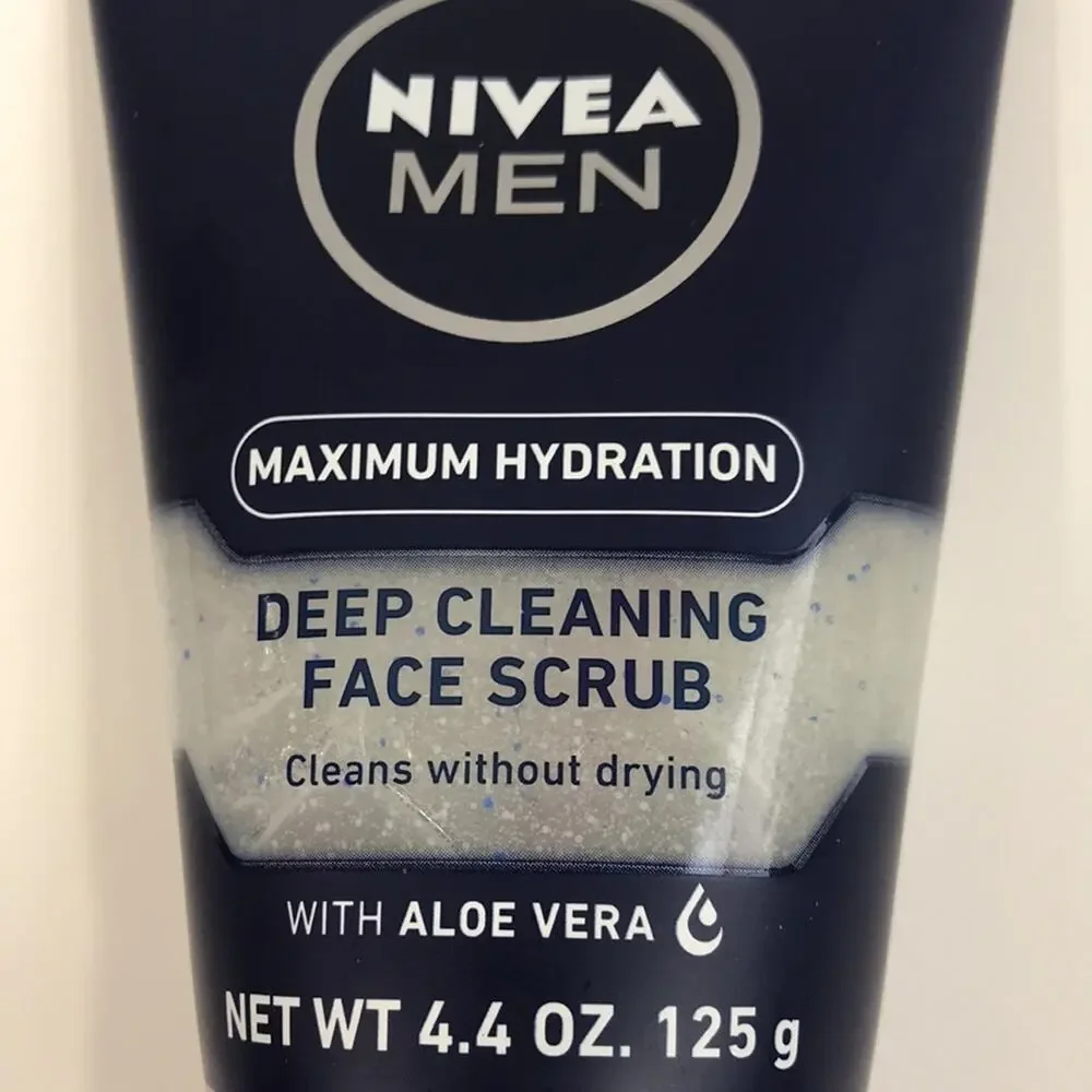 NIVEA FOR MEN Original, Deep Cleaning Face Scrub 4.4 oz